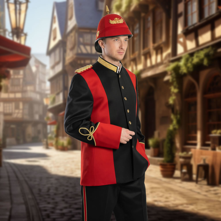 Historische Uniform schwarz / rot uniform-5-705x705, Historische Uniform